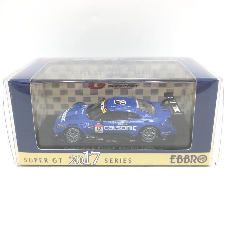 中古】EBBRO 1/43 45511 SUPER GT500 2017 CALSONIC IMPUL GT-R No.12[69]
