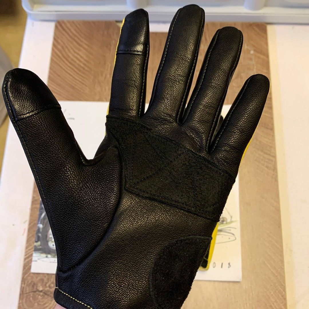 Blowout SMILE スマイル レザーグローブ 本革 皮 手袋 ハーレー バイカー ハーレー チョッパー ブコ TT-CO オーシャンビートル XL ウエストライド FX スカルフライト 883 BUCO FFCRYSTALESIA_COM