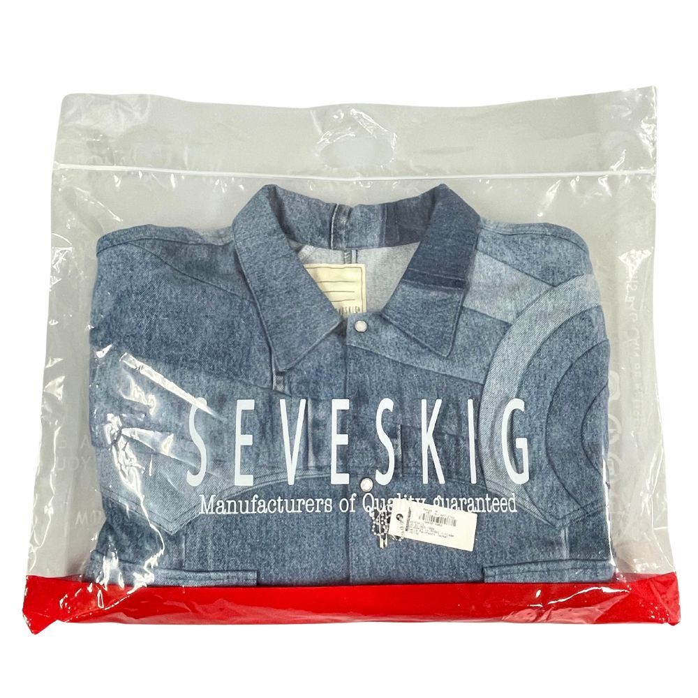 seveskig オーバーオール パッチワーク seveskig オーバーオール パッチワーク - メルカリ