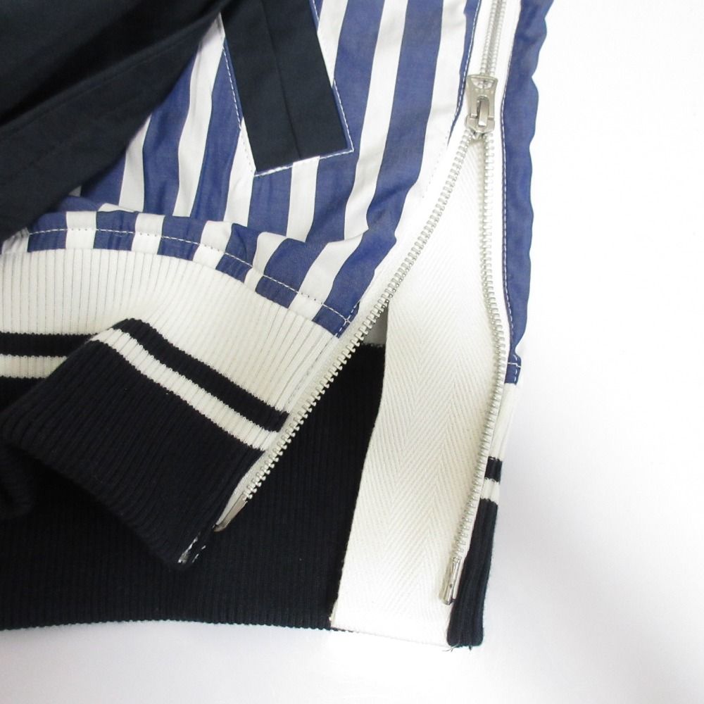 美品 sacai サカイ Dr.Woo ドクターウーコラボ バードデザイン シャツ