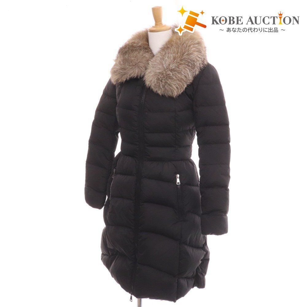 □ モンクレール ダウンコート ジャケット ファー HIRONDELLE