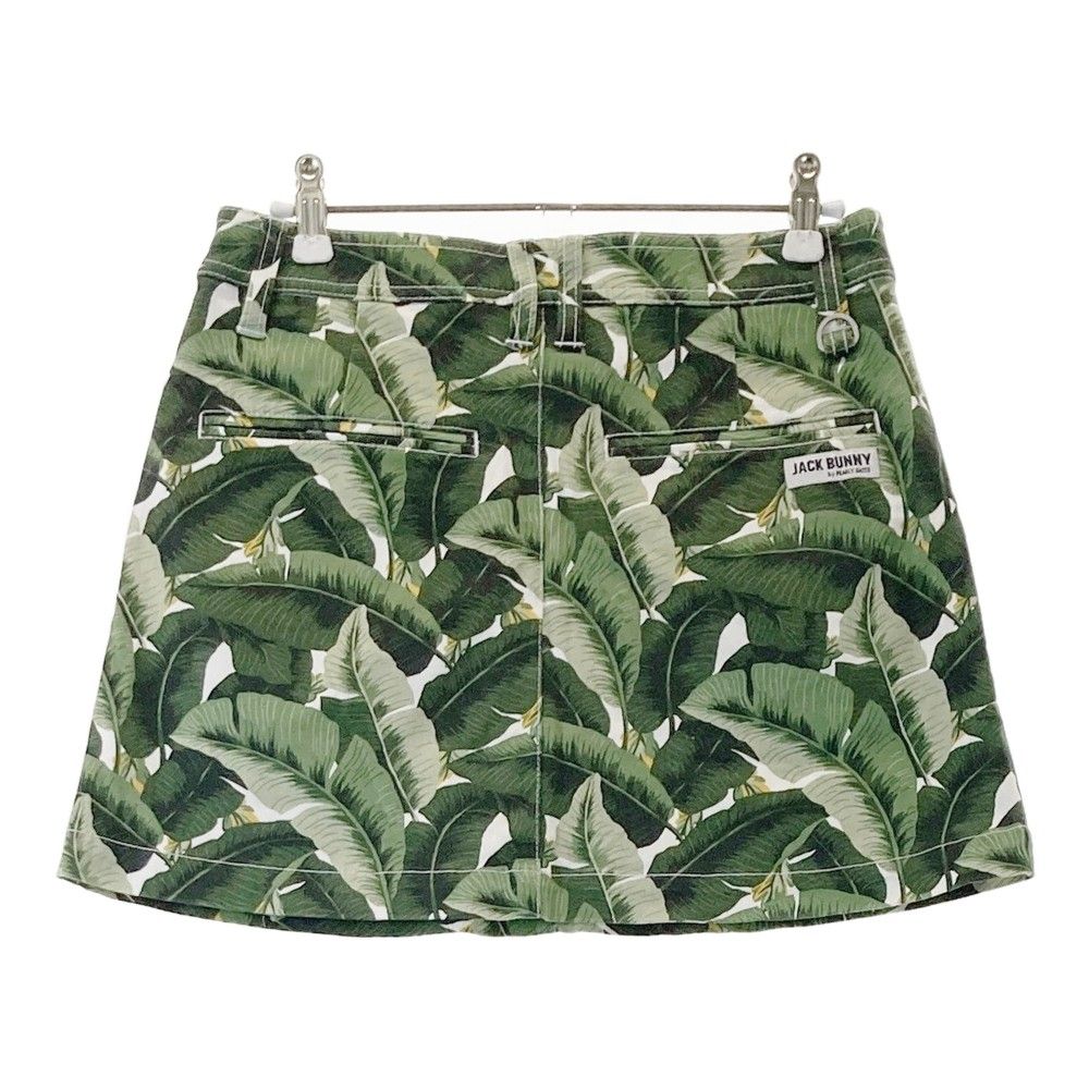 サイズ：1 JACK BUNNY ジャックバニー  インナー付き シアサッカースカート チェック柄 ネイビー系 [240101434812] ゴルフウェア レディース ストスト JACK BUNNY ジャックバニー インナー付き シアサッカースカート