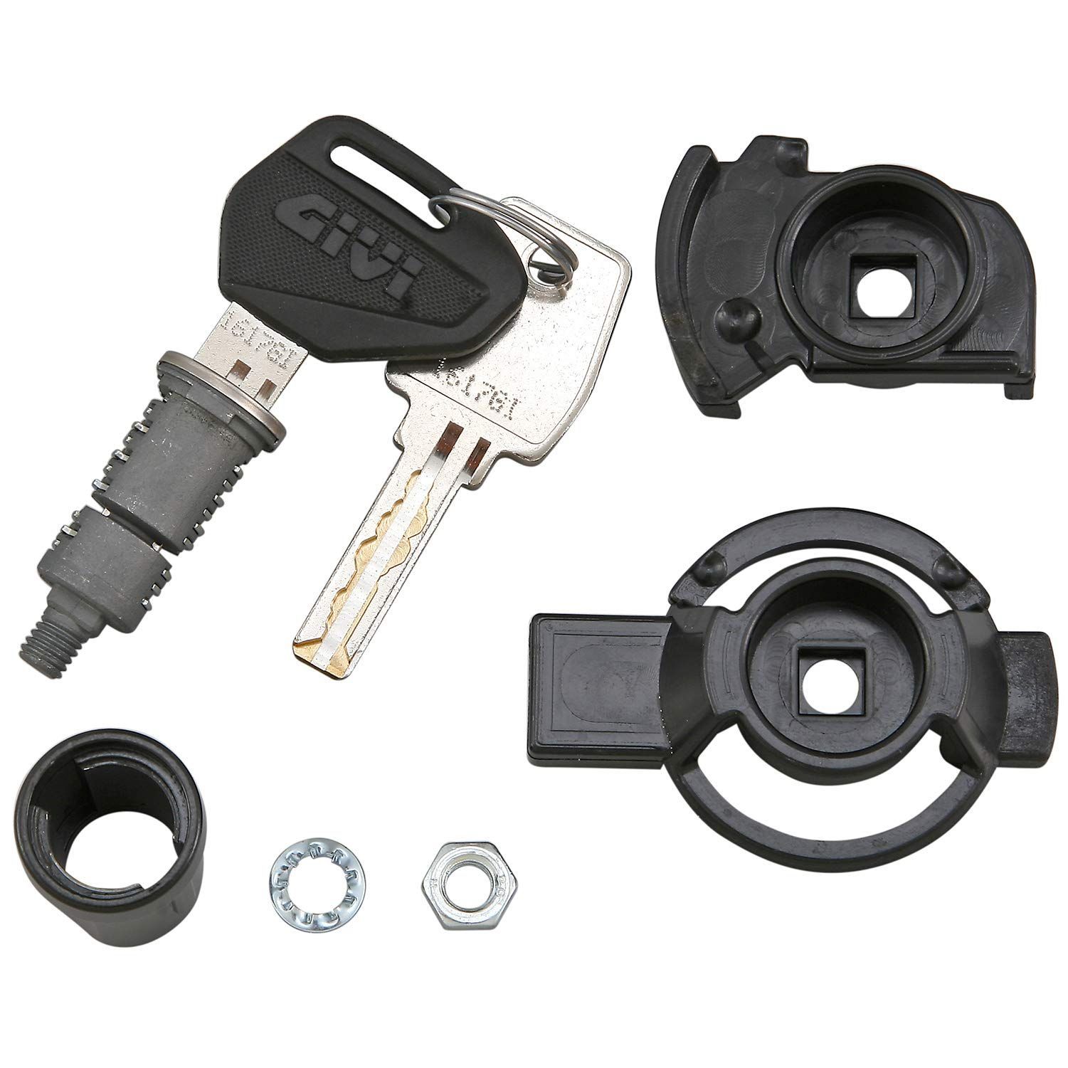 1セット GIVI(ジビ) キーシリンダー スペアキー付き セキュリティロックキー(内溝) SL101 1本セット 77302