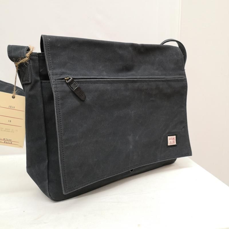USED 古着 メッセンジャーバッグ 帆布工房 綿 布 キャンバス 斜めがけ メッセンジャーバッ