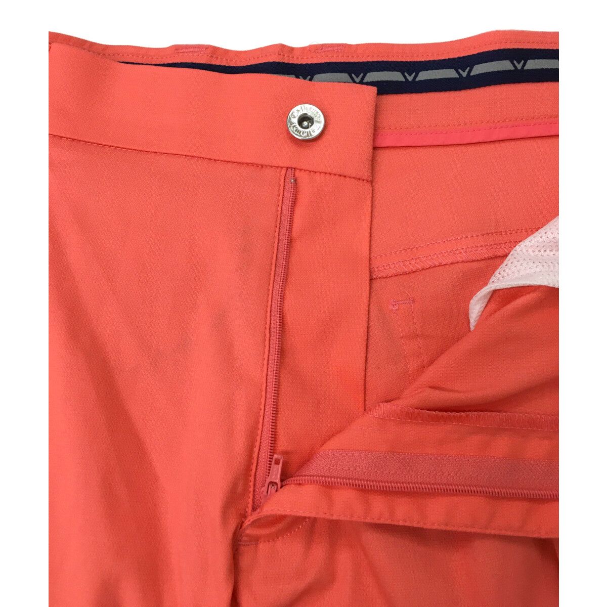 Callaway - coco 中古 キャロウェイ Callaway メンズ ハーフパンツ 4L サーモンピンク ストレッチ 大きいサイズ 中古 メンズ キャロウェイ Callaway ハーフパンツ 4L サーモン