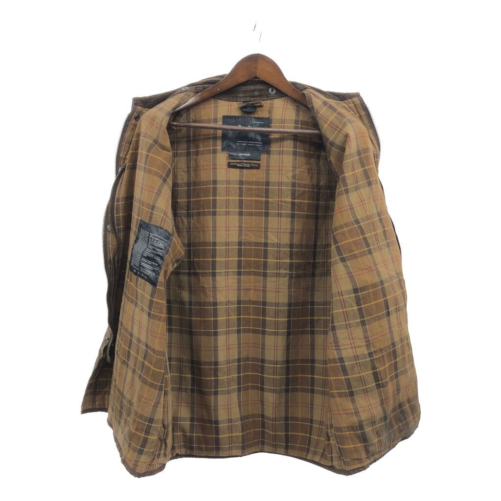 2000年代～ イングランド製 Barbour バブアー BEAUFORT ビューフォート オイルドジャケット ブラウン (メンズ L相当) 中古 古着 Q3081 2000年代～ イングランド製 Barbour バブアー BEAUFORT ビューフォート