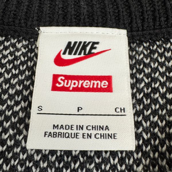 Nike Supreme ニット L ブラック size M - Supreme Nike Half Zip Hooded Sweatshirt Black Snake