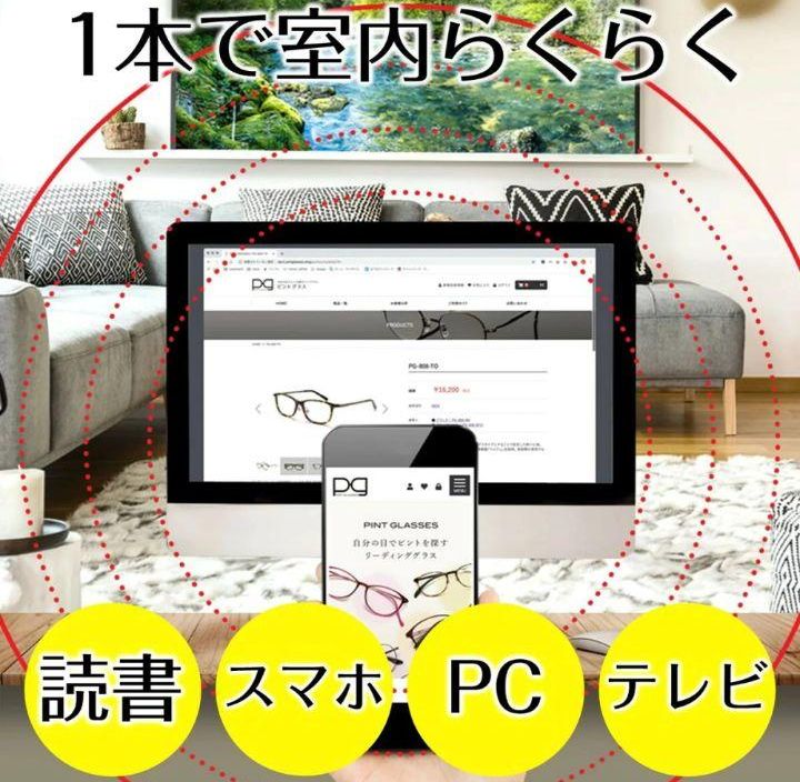 ピントグラス 遠近両用老眼鏡