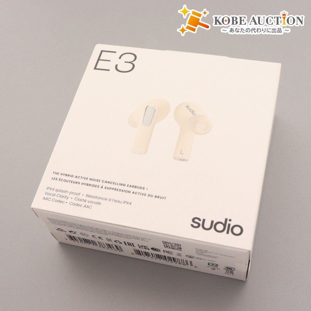 sudio E3 ワイヤレスイヤフォン ホワイト き
