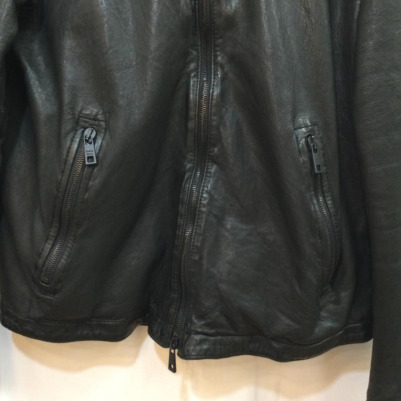 Giorgio Brato ジョルジオ・ブラットレザーファーコートジャケット黒 Giorgio Brato ジョルジオ・ブラットレザーファーコート