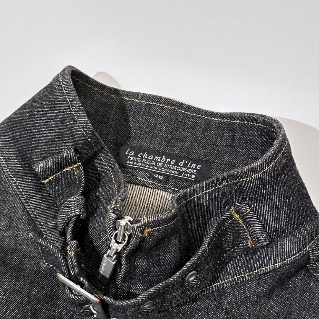 Fashion】レディス la chambre d'ine デニムジャケット スタンド
