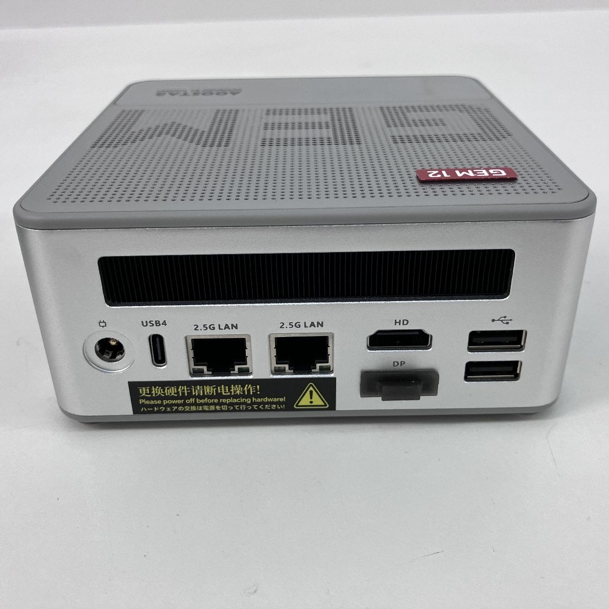 AOOSTAR GEM12 MAX ミニ デスクトップ PC 16GB SSD 512GB AMD Ryzen9 6900HX Windows 11 Pro 開封済 ♥ Z10115160