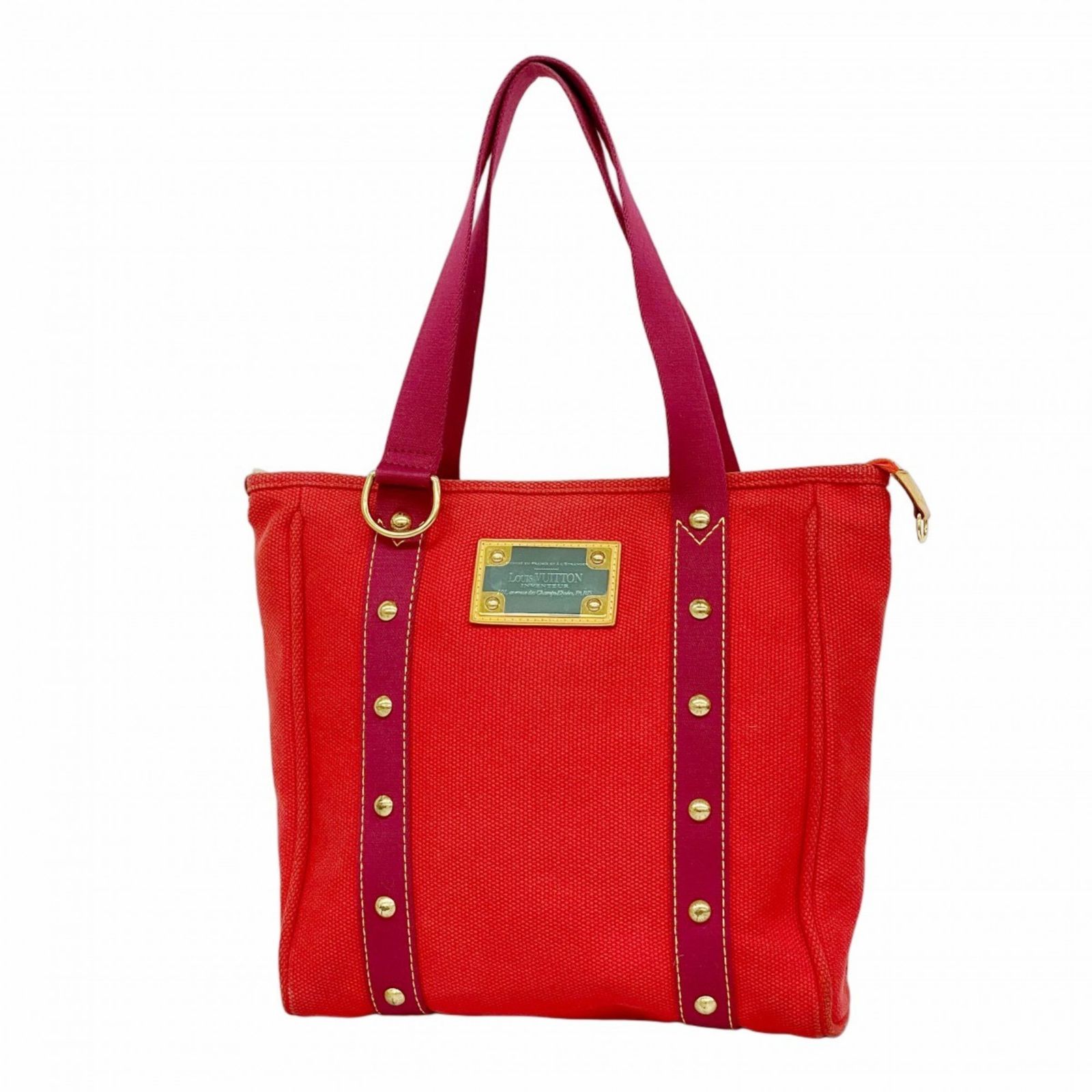 ルイ ヴィトン Louis Vuitton ルイ ヴィトン トートバッグ アンティグア カバMM M40034 ルージュレディース