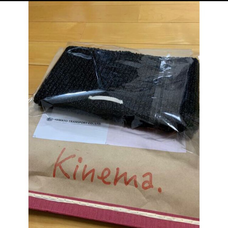 実質9800円　kinema charcoal knit ヘアバンド