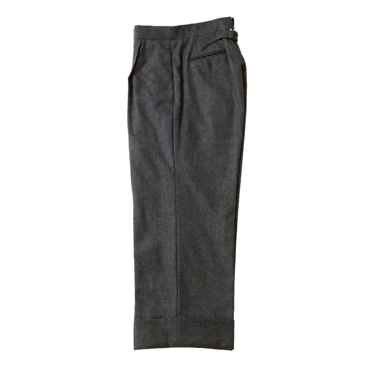 トムブラウン　ヴィンテージ　スラックス　パンツ　THOMBROWNE 0 中古 THOM BROWNE トムブラウン ワイドスラックス サイズ0 - メルカリ