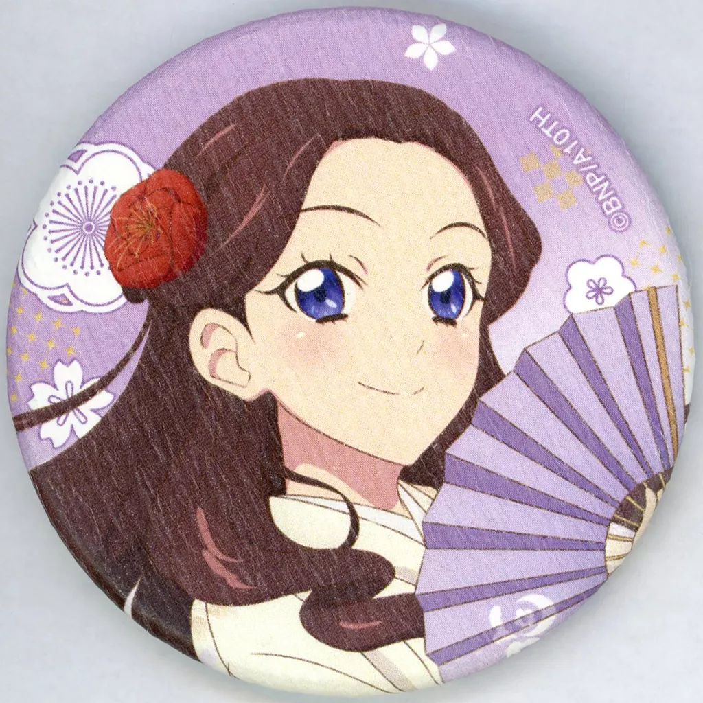 中古】バッジ・ビンズ 藤原みやび(背景模様) 「アイカツ! 10th STORY