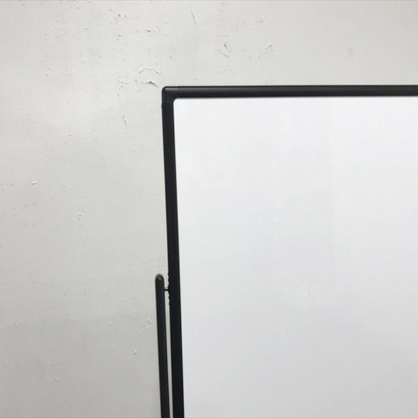 ホワイトボード 脚付 両面式 ブラック
