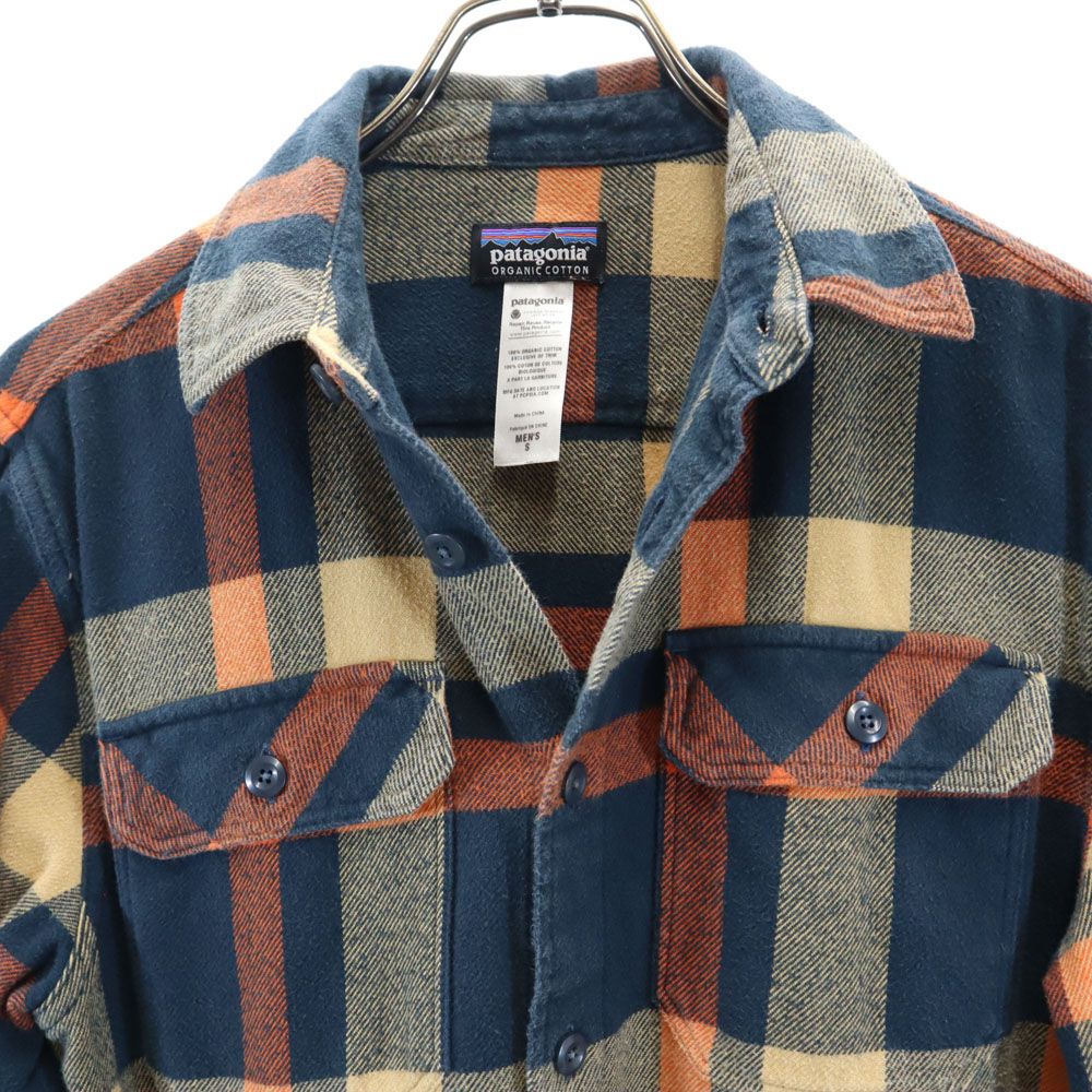 patagonia オーガニックコットン チェックネルシャツ S ポルトガル製 patagonia オーガニックコットン チェックネルシャツ S ポルトガル製