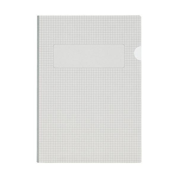 ライオン事務器 紙製メモホルダー A4 グレー KM-6D-50P 1パック（50冊）