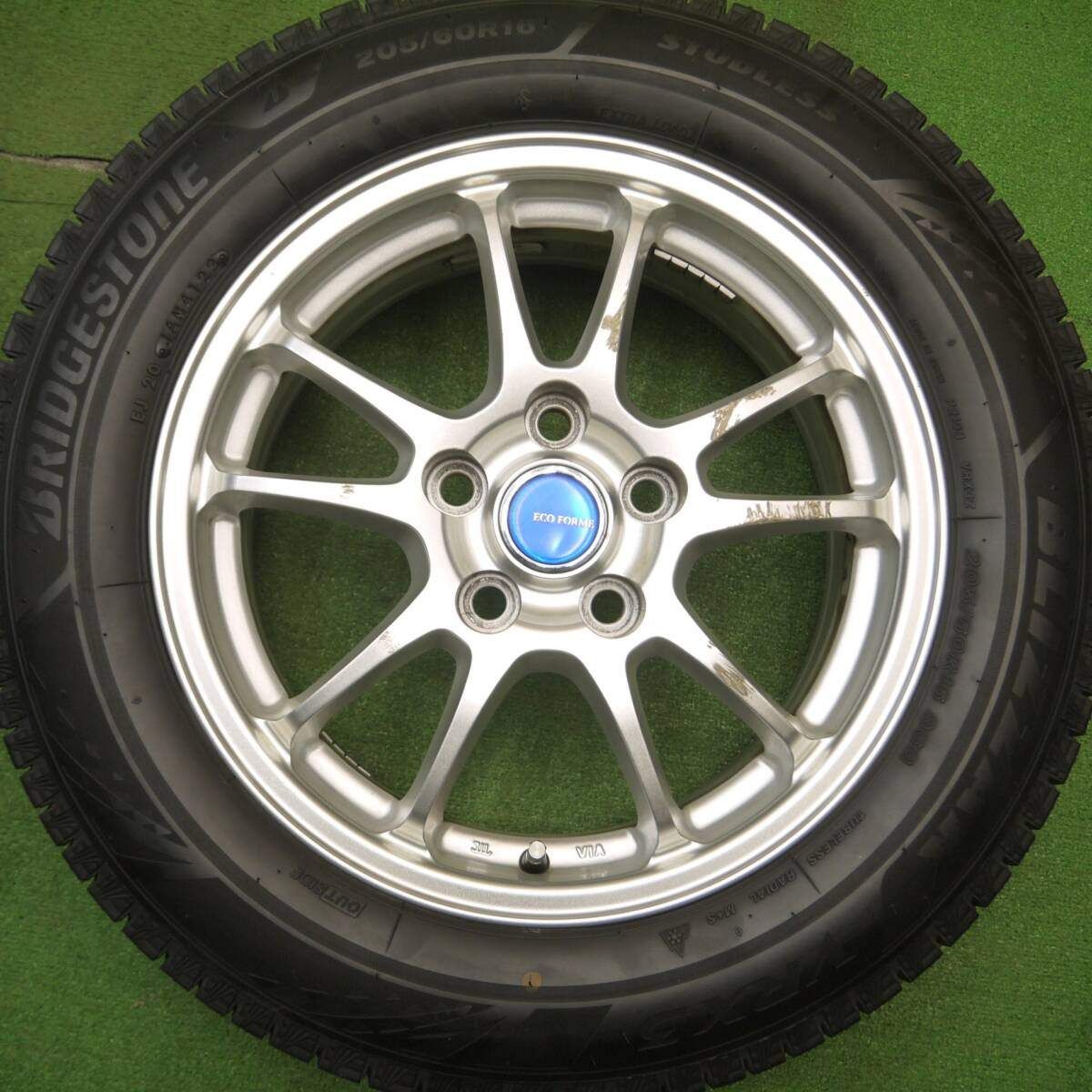 ◇205/60R16 BS REVO2 中古 4本 バリ山 11年 スタッドレス 205⁄60R16