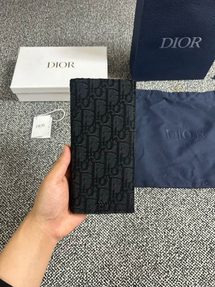 グレード Dior ディオール オブリーク 長財布 ブラック