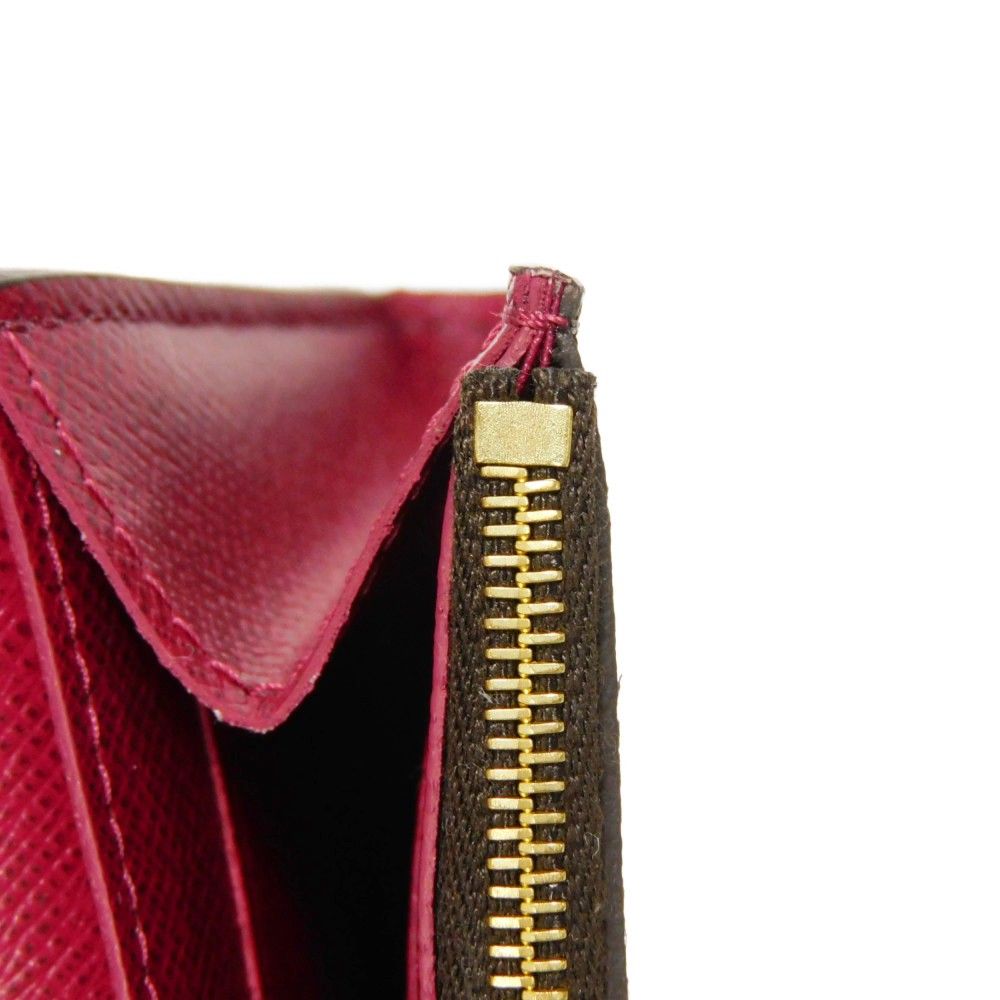LOUIS VUITTON ルイ・ヴィトン ポルトモネ ロザリ LVロゴ フラワー