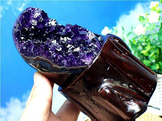 AAA級家庭円満◆天然ウルグアイ産アメジスト原石B84G3/132G03B AAA級家庭円満◇天然ウルグアイ産アメジストクラスター原石185G3