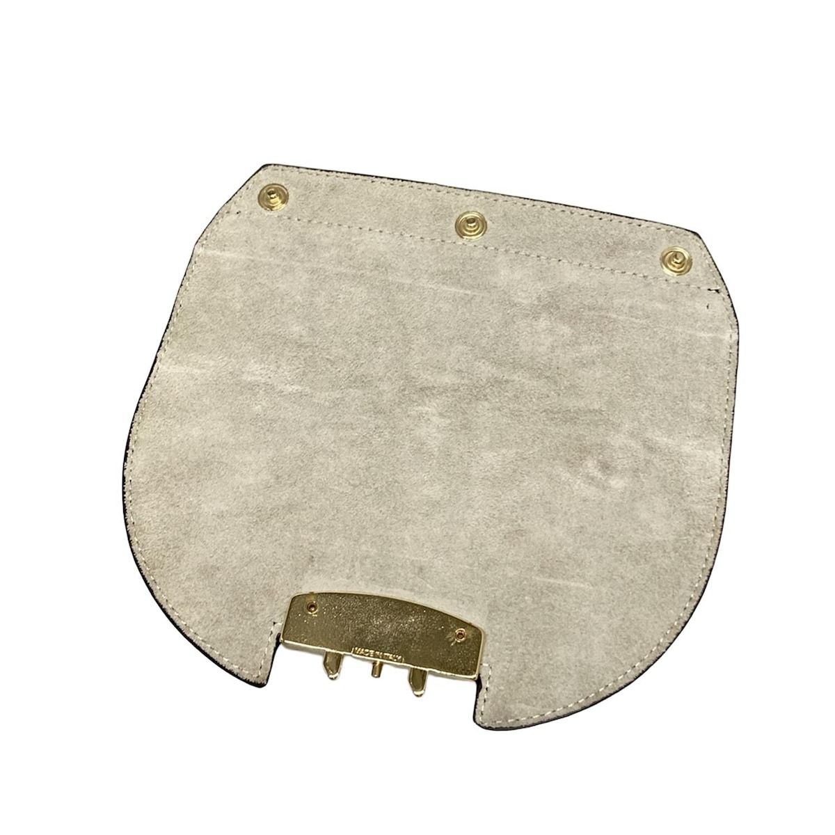 FURLA フルラ 小物 - 黒×ベージュ×マルチ フラップ メトロポリス 用フラップ バタフライ 蝶 レザー