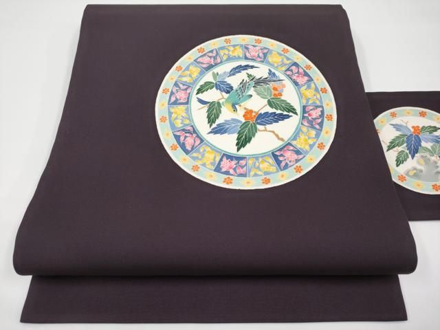 平和屋着物●九寸名古屋帯　変わり市松兎文　金糸　正絹　逸品　CAAZ4379hy 平和屋着物○九寸名古屋帯 変わり市松兎文 金糸 正絹 逸品 CAAZ4379hy