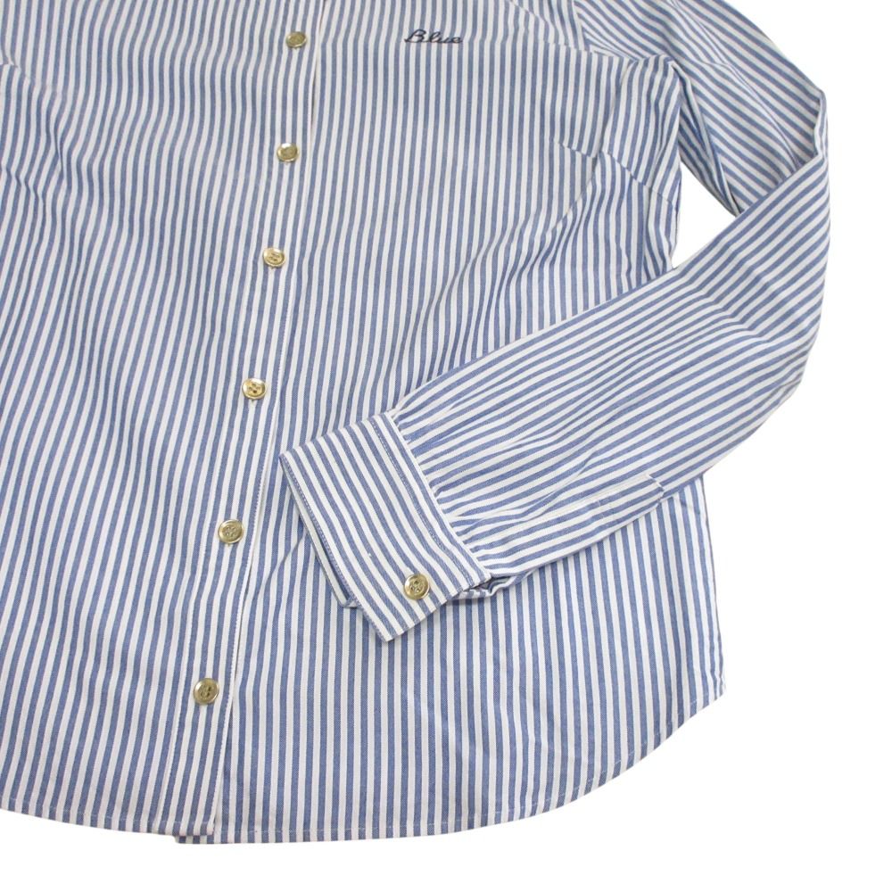 中古美品　Burberry Blue label 美品 BURBERRY BLUE LABEL バーバリーブルーレーベル ストライプ