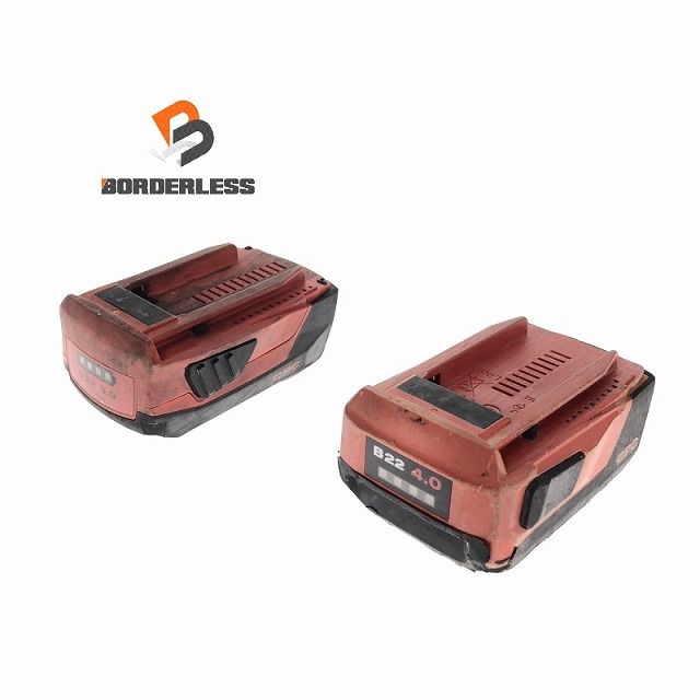 新品 HILTI ヒルティ 22V 4.0Ah 純正 バッテリー