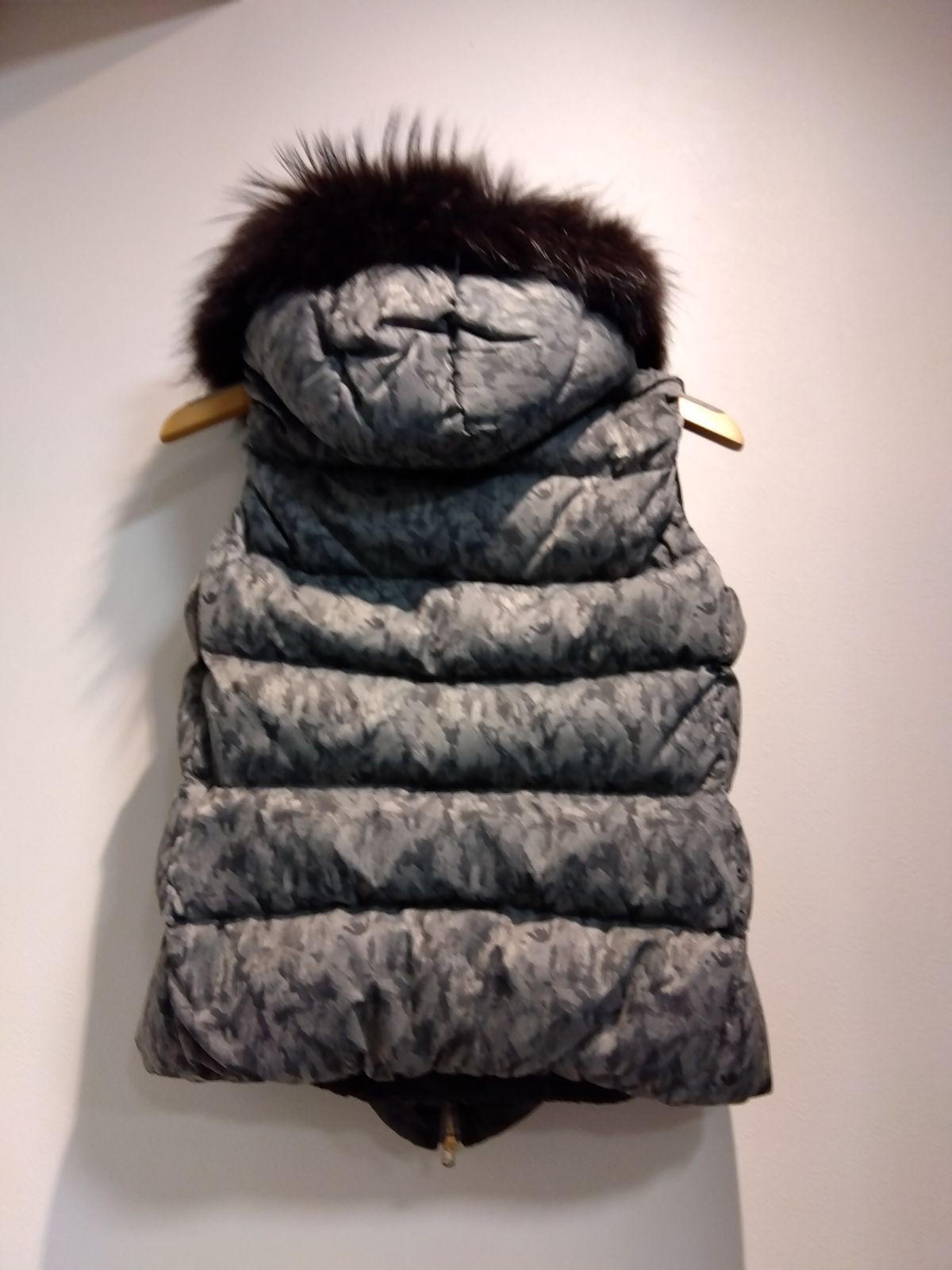 М19 タトラス ジャケット ファー ダウン レオパード