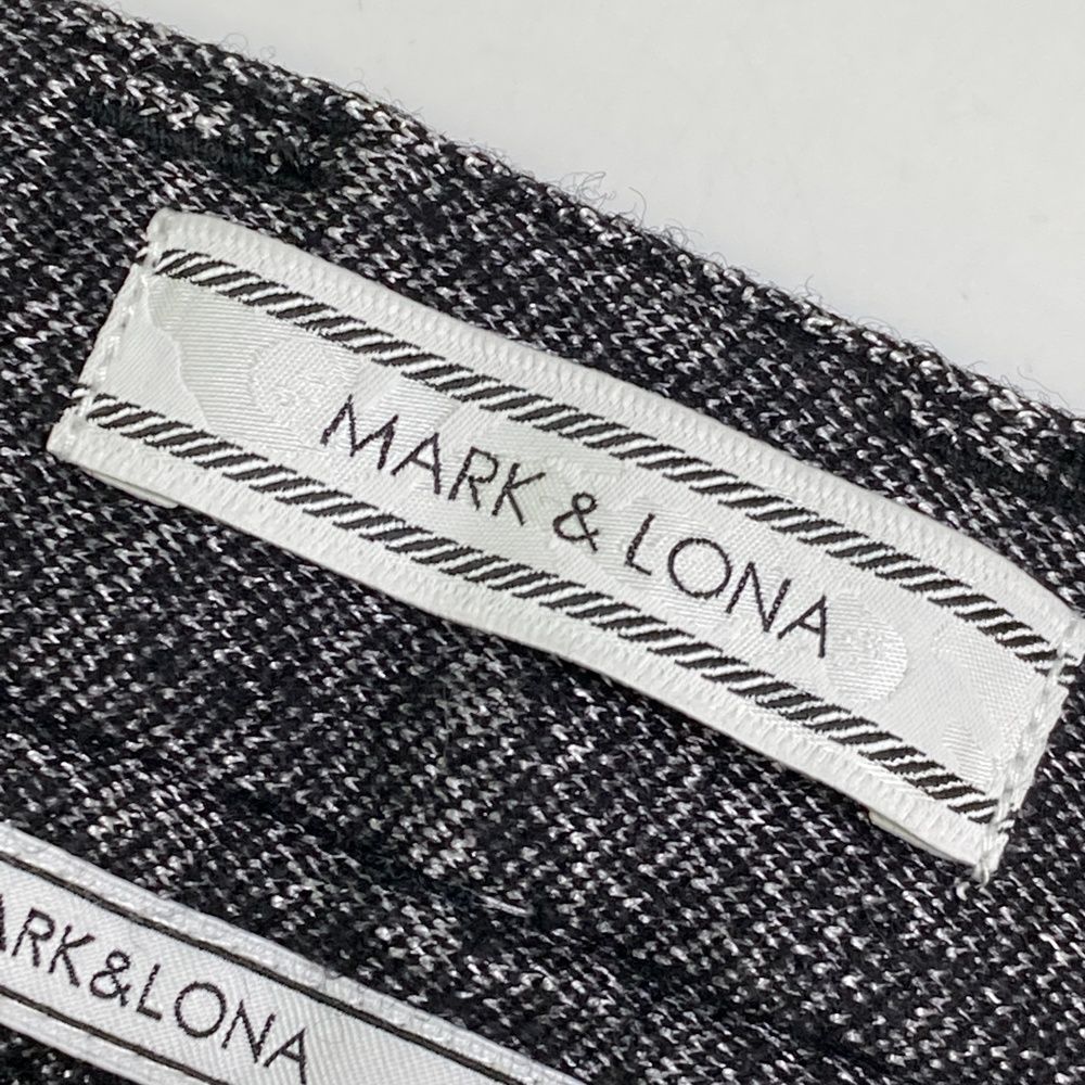 サイズ：XL MARK&amp;LONA マークアンドロナ  ウール混 ロングパンツ  ブラック系 [240101375850] ゴルフウェア メンズ ストスト サイズ：XL MARK&LONA マークアンドロナ ウール混 ロングパンツ