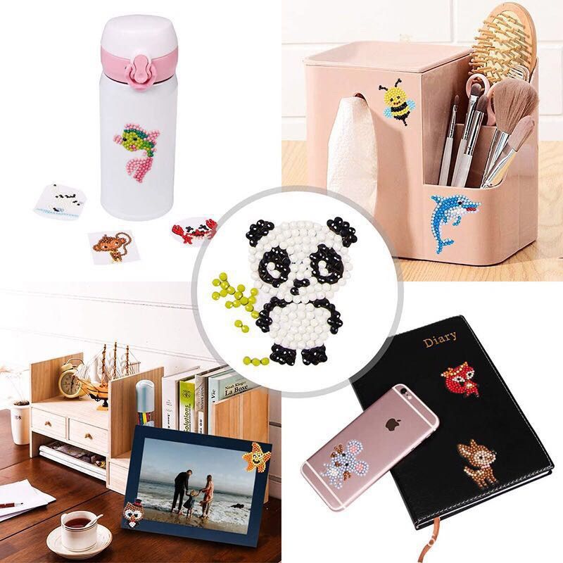 ダイヤモンドアートキット　まとめ売り9作品➕おまけつき 国内製造】B4サイズ・四角 ont-042『カワセミ』鬼辰カケルの