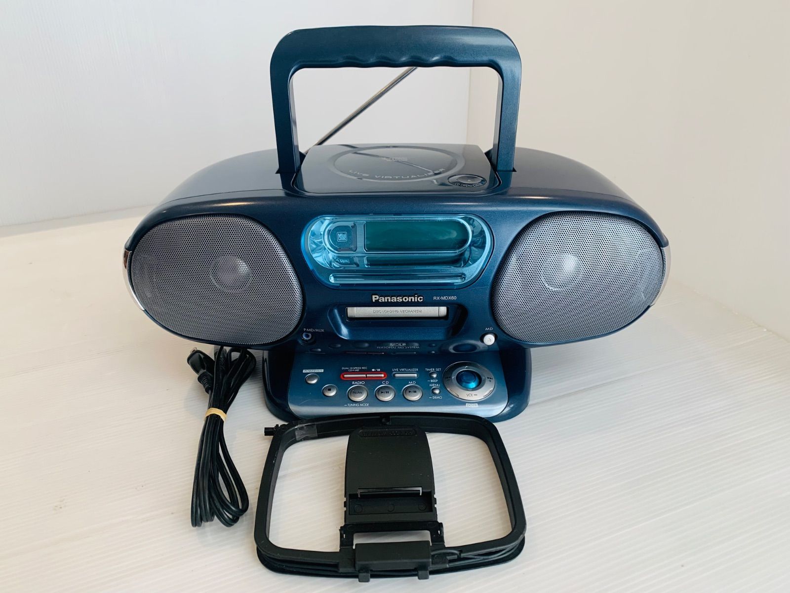 訳あり】Panasonic パーソナルMDシステム RX-MDX60 - メルカリ