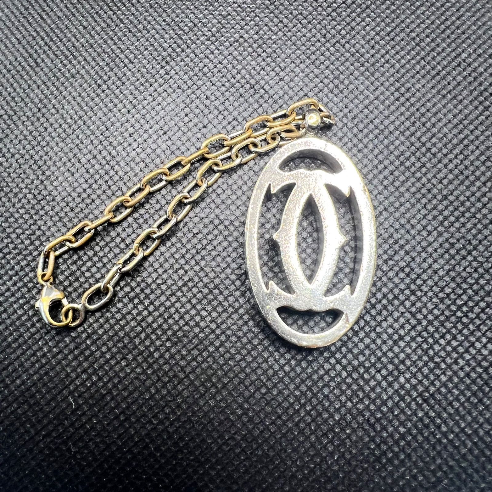 Cartier カルティエ キーホルダー キーリング ロゴ シルバー - メルカリ