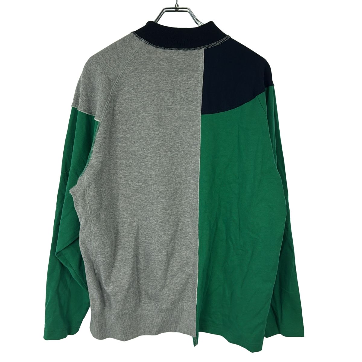 kolor BEACON カラー ビーコン 22AW パネル切替プルオーバースウェット 