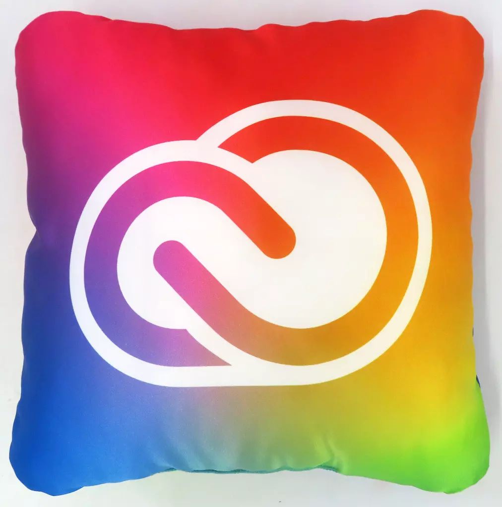 中古】クッション・本体 クリエイティブクラウドロゴ クッション Adobe
