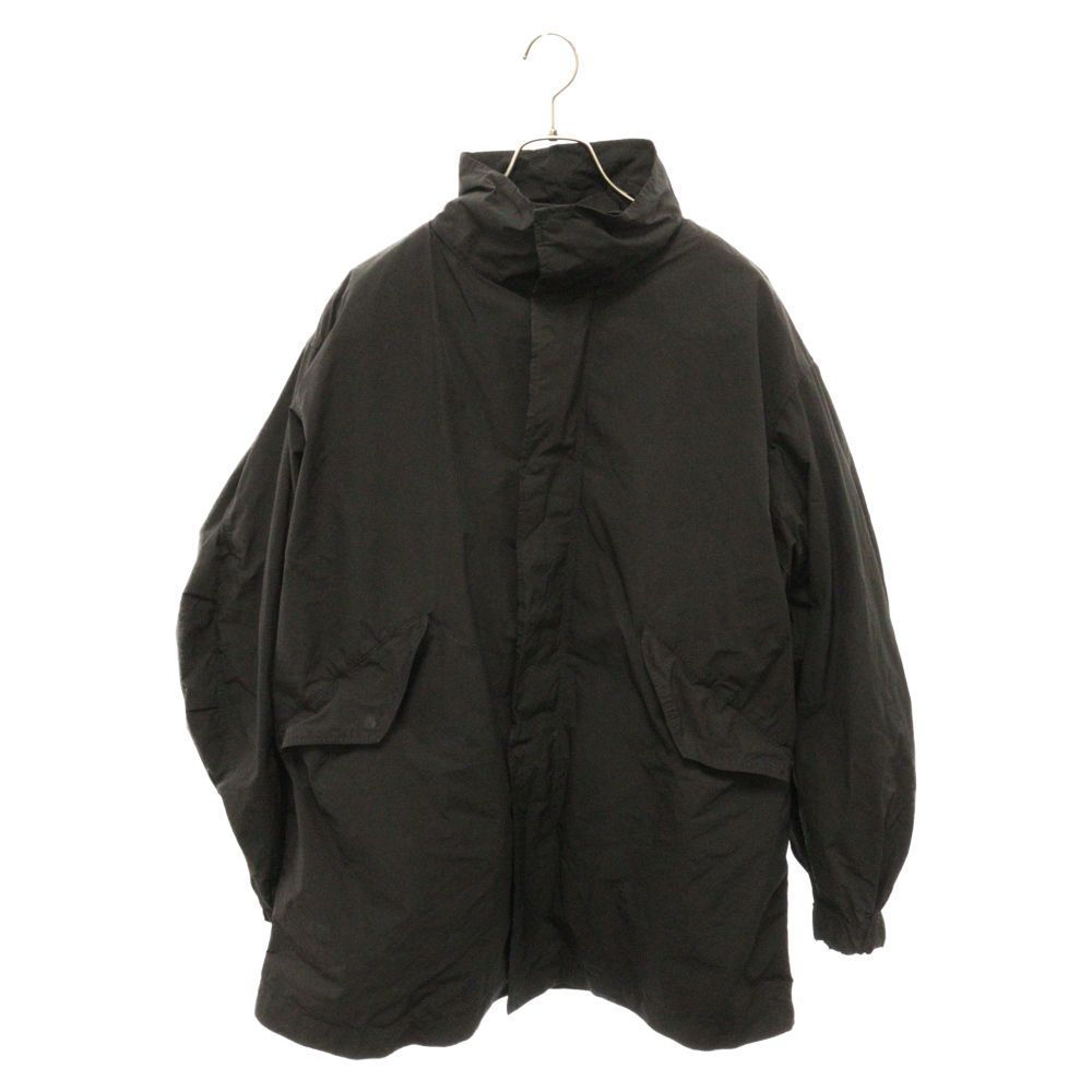 ATON (エイトン) AIR WEATHER SHORT MODS COAT エアーウェザーショートモッズコート ブラック 7096247