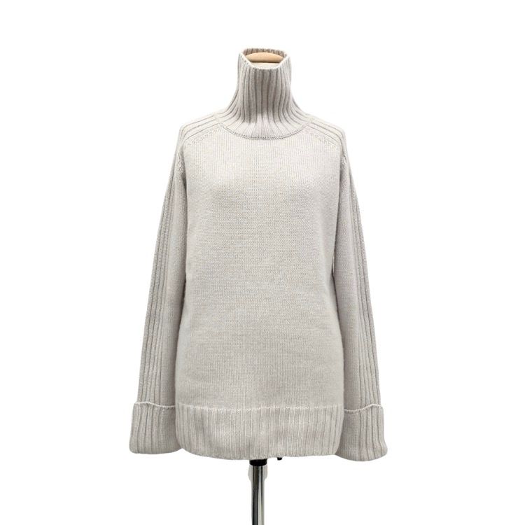 FOXEY フォクシー ニットトップス カシミヤセーター グレー 38 39891-KATFZ