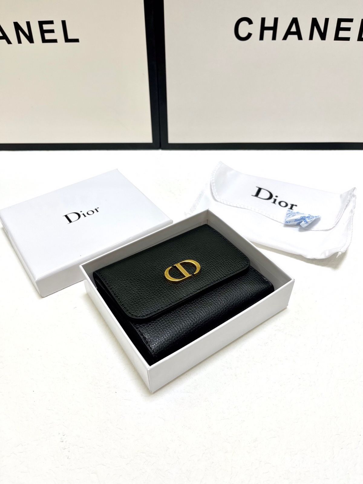 Dior 三つ折り財布小銭入付き 財布