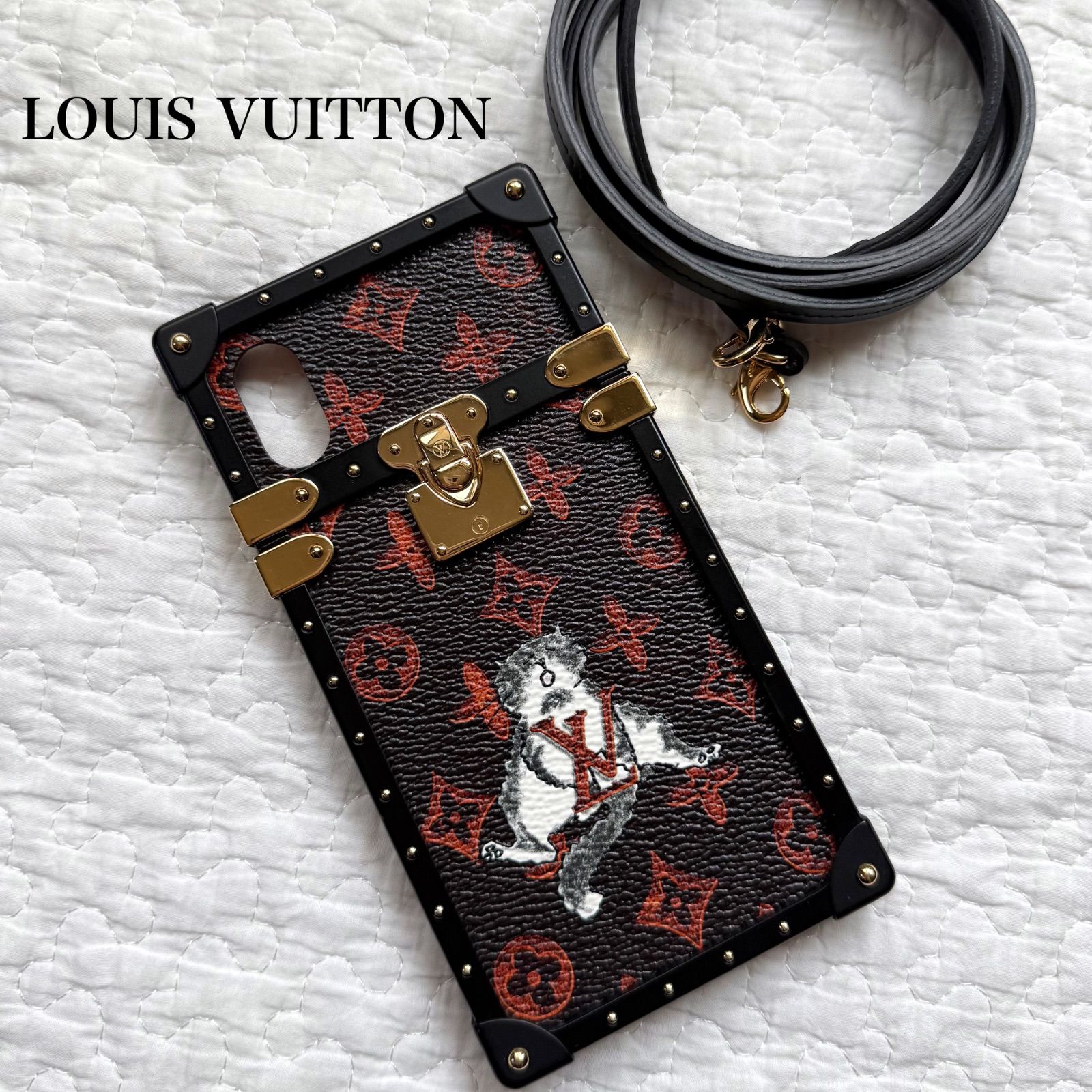 ルイヴィトン　ケース　キャットモノグラム 美品 LOUIS VUITTON ルイヴィトン モノグラム キャットグラム