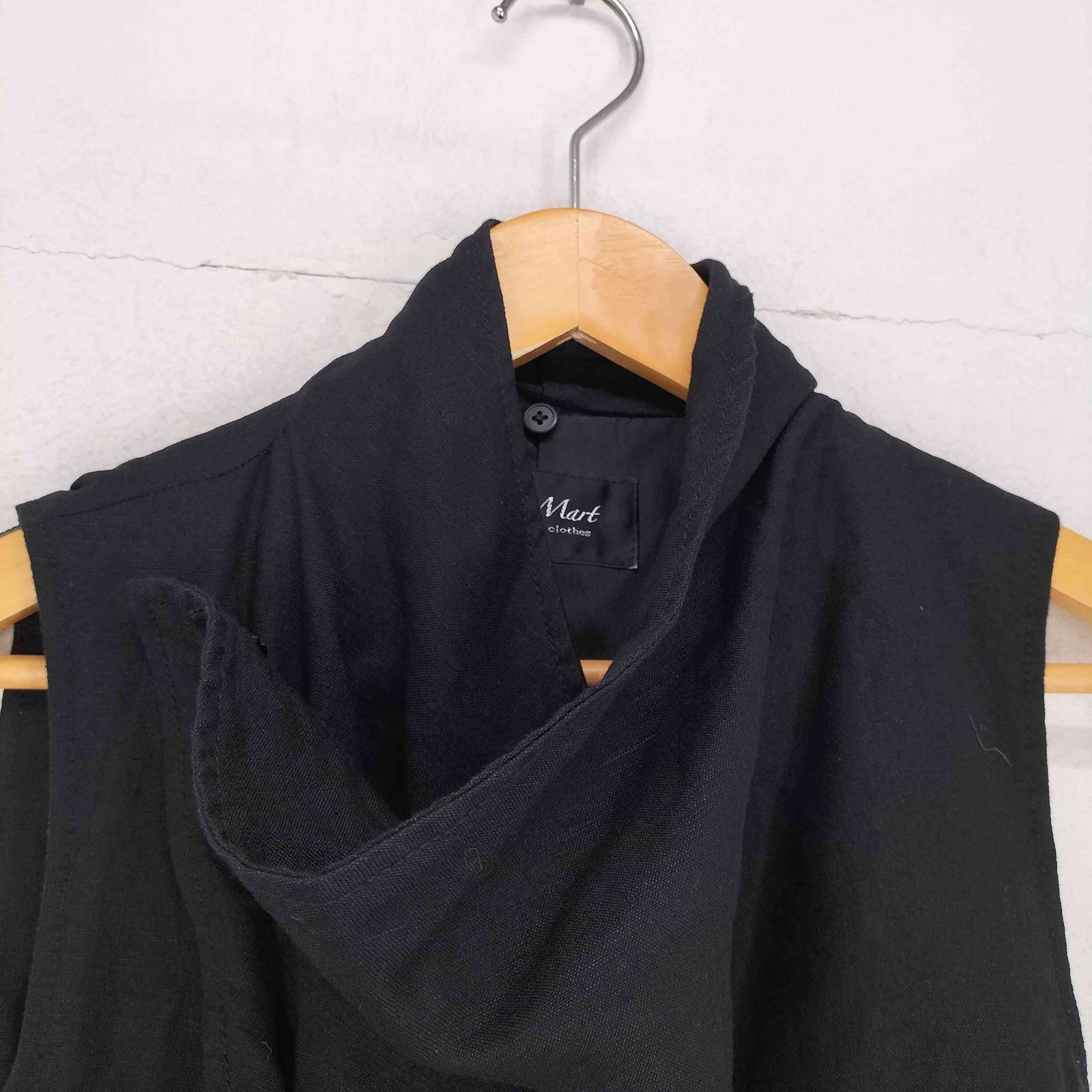 美品 TORNADOMART 灰色 ロング ドレープ ジレ トルネードマート M 美品  