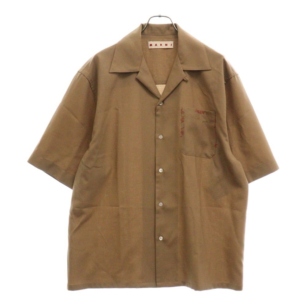 MARNI (マルニ) 24AWメンディング トロピカルウール オープンカラー