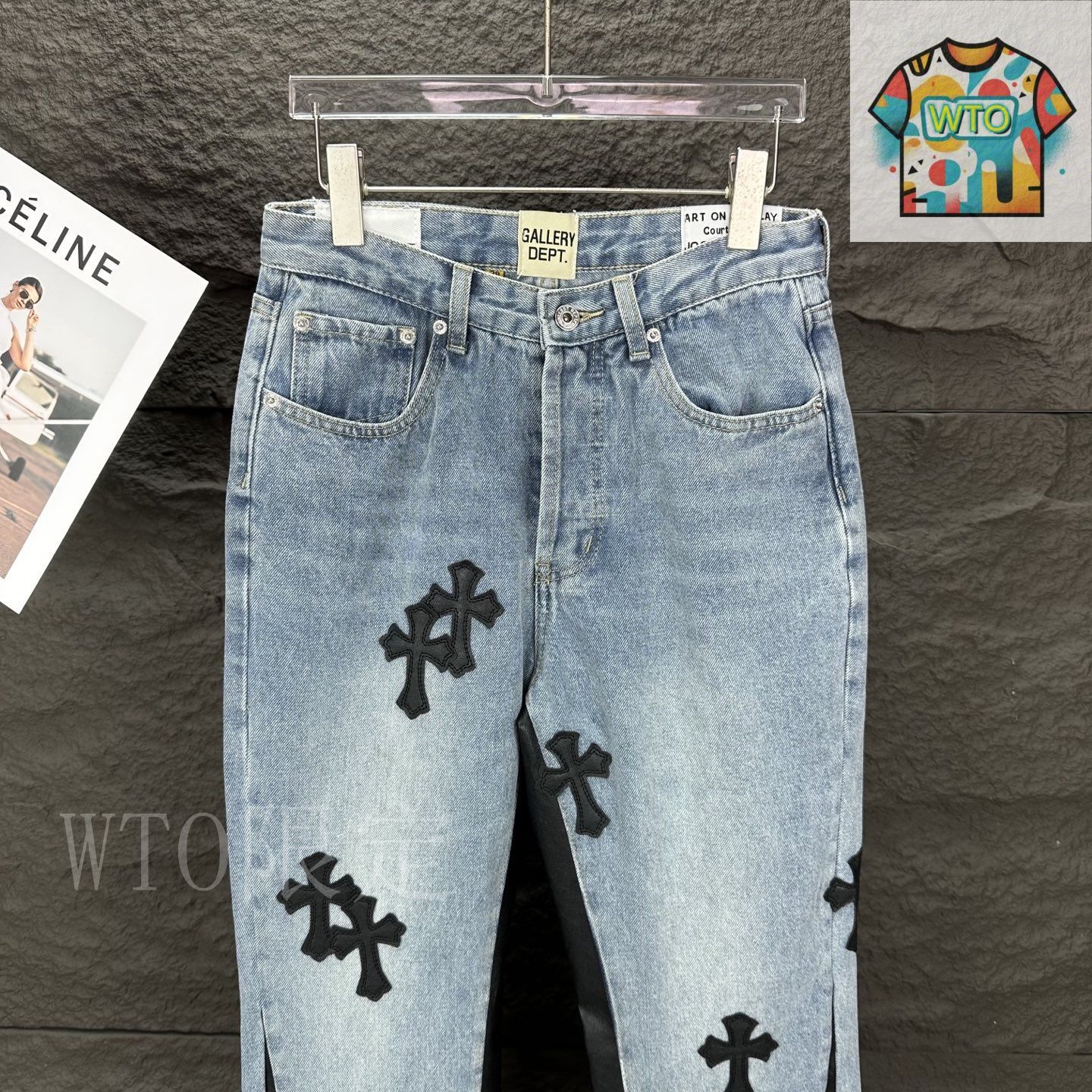 GALLERY DEPT. ブーツカットデニム 今日特価】GALLERY DEPT. クロス リラックスフィット ブーツ