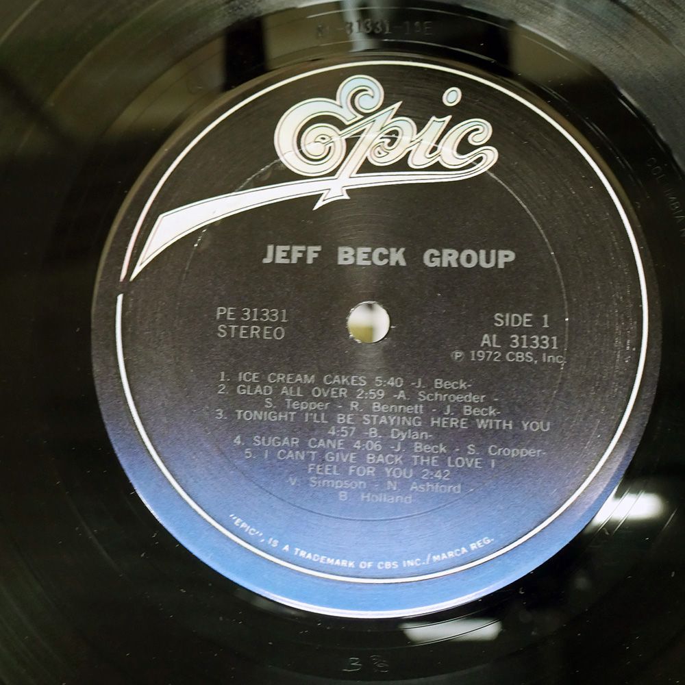 米 US盤 JEFF BECK/SAME/EPIC PE31331 LP - メルカリ