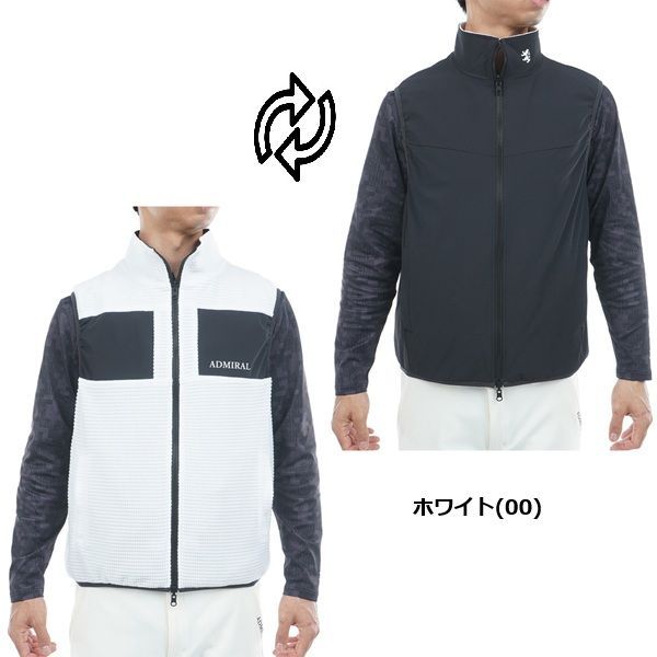 アドミラル ゴルフ メンズ リバーシブル ボアベスト ADMIRAL ADMA578