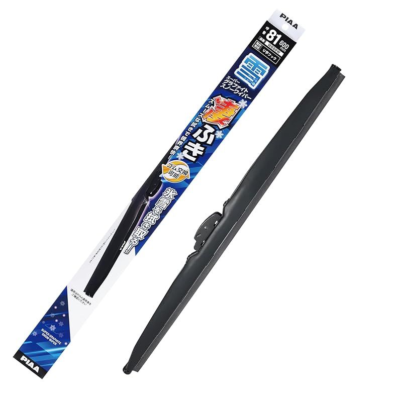 高品質，格安 PIAA ワイパー ブレード 雪用 600mm スーパーグラファイト グラファイトコーティングゴム 1本入 呼番81 WG60W 0 バイク車体