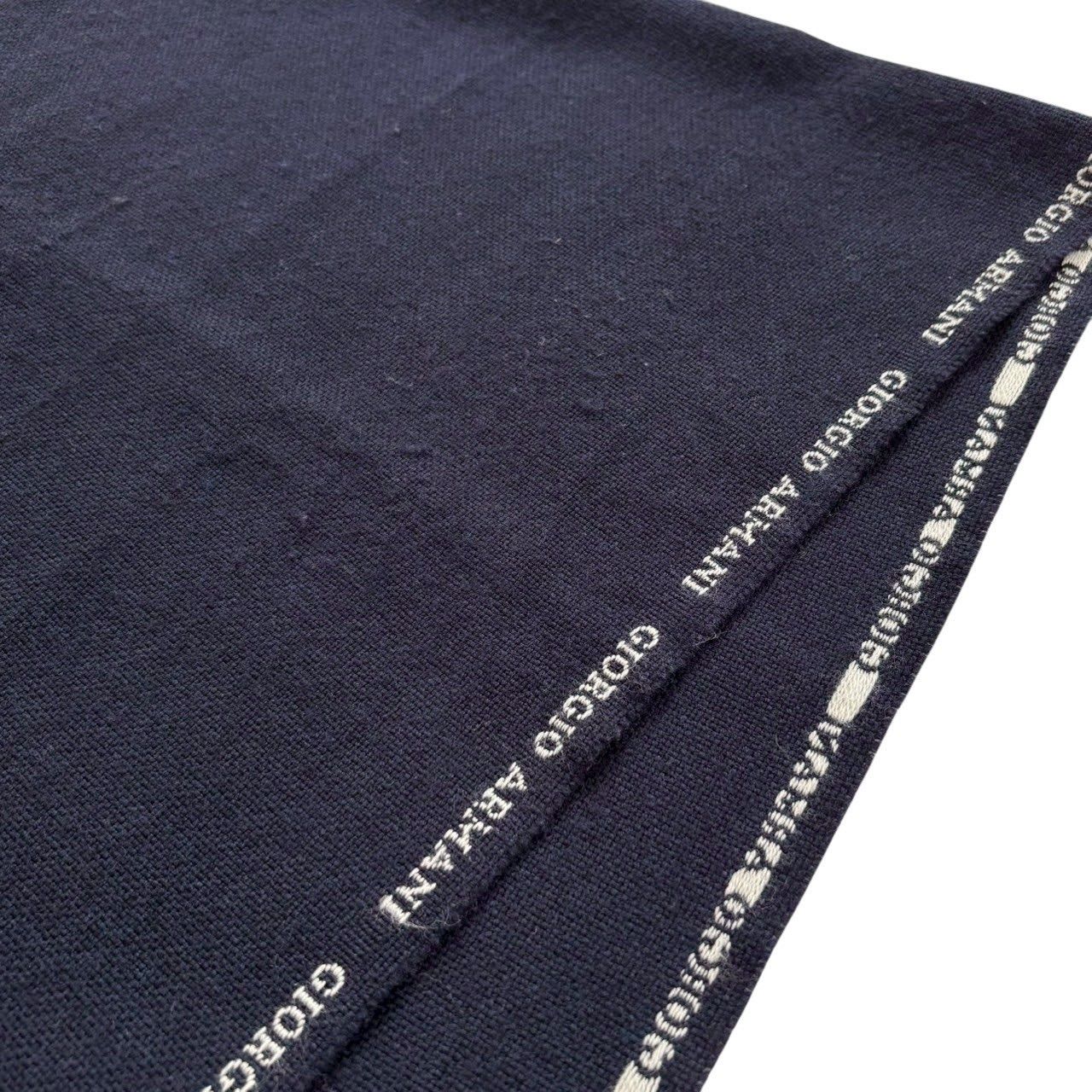 Giorgio Armani ネイビーリブ編みセーター ジョルジオ・アルマーニ