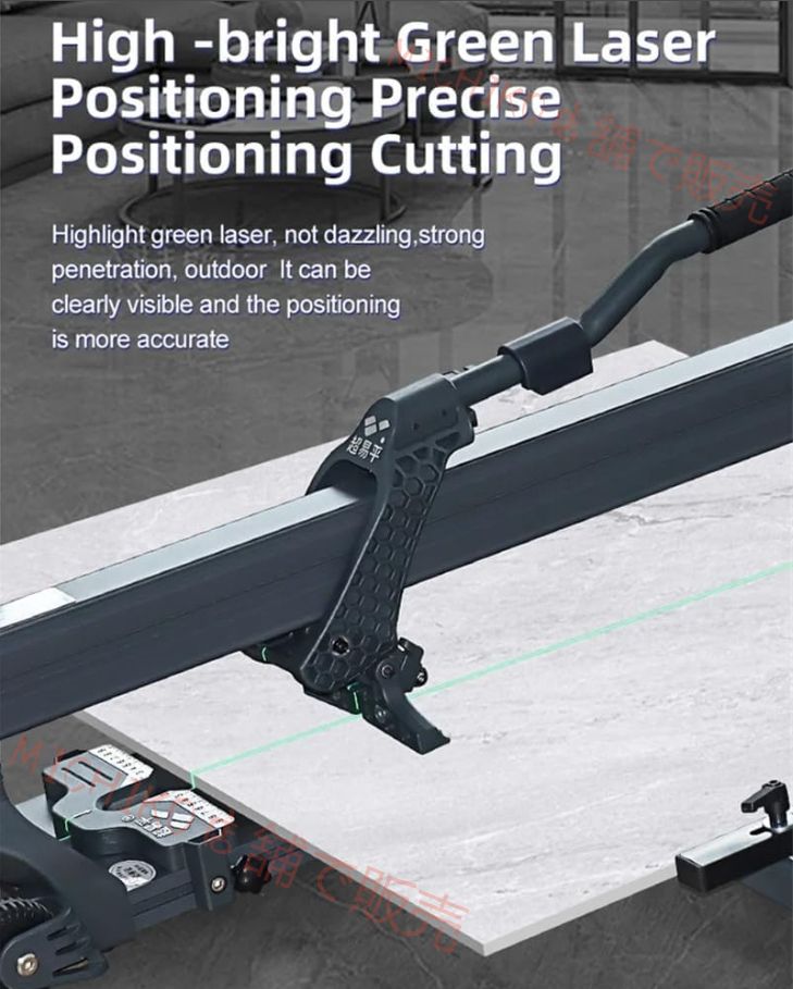 精密定規 プロのタイル切断機 大判タイルカッター 手動タイルカッター 輸送用ハンドルとホイール付きプロフェッショナル磁器セラミックタイルカッター 80 120cm大型タイル用タイル切断機 120cm 120cm HRDEVELOPMENT_JP